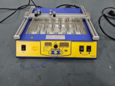 Hakko FR870B Infrared PCB Preheater & Hakko FA-440 Soldering Fume Absorber