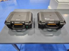 (2) Pelican Vault V200 Cases