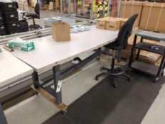 Steel Frame 8 ft Long Table