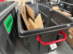 Plastic Tote on Wheels