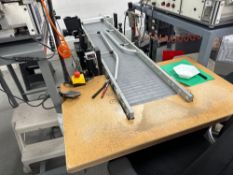 Dynamic Conveyor Corporation 12SS3508OR with Table Attached