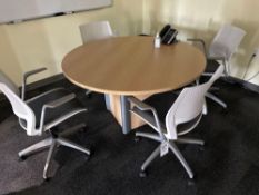 Lot of (1) Table and 4 Chairs
