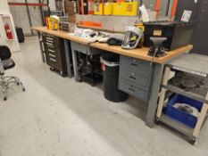 3 tables and a shelf