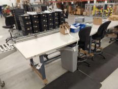 Steel Frame 8 ft Long Table