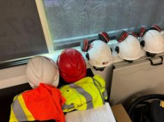 Misc hard hats and vests safety PPE