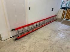 Werner 28 ft extension ladder fiberglass D6228-2 300 LB capacity