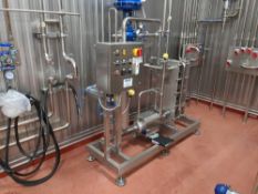 Comat PR72.070.2 Stainless Steel Plate Heat Exchanger Whey Pre-Heater System