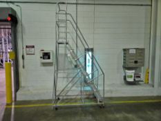Eight Step Mobile Platform Ladder