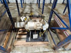 (2) 2 Ton Hoists and 30 Horsepower Baldor SuperE Motor