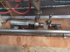 2 HP Stainless Steel CentrifugalPump with Dayton Washdown Motor