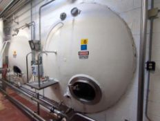 5000 Gallon Raw Whey Storage Tank