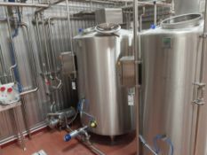 Comat MAT020A 2000 Liters Stainless Steel Cream Maturation Tank