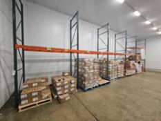 42 Ft. L x 14 Ft. H Tear Drop Pallet Racking