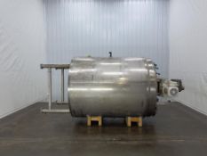 Lee Industries 1500 Gallon 15 HP Dual Motion Stainless Steel Single Wall Tank