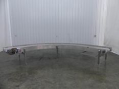 90 Degree Turn Plastic Table-Top Conveyor 26