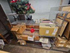 (2) Uline Stainless Steel Shelves