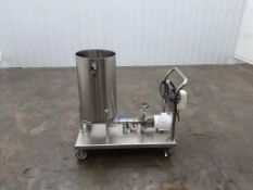 Mobile Fluid Transfer Pump and Stainless Steel Barrel