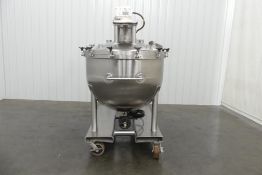 Lee 200 Gallon Stainless Steel Pressure Rated Side Scrape Mixing Kettle