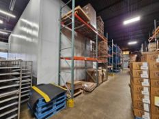 75 Ft. L x 16 Ft. H Tear Drop Pallet Racking