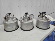 (3) Alloy Products Photo Resist Tanks