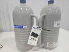 (2) Worthington 4 Liter 4LDB Liquid Nitrogen Containers