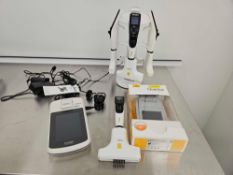 Lot of Integra viaflow pipette with Fluorometer