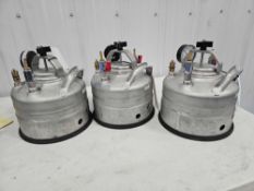 (3) Alloy Products Photo Resist Tanks