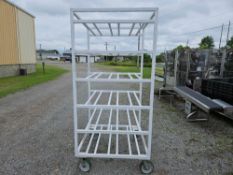 Used Six Tiered Rolling Rack