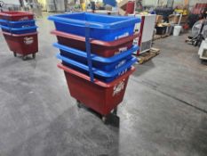 5 Uline Poly Trucks