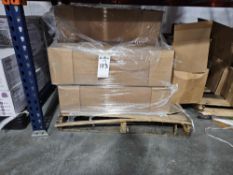 Pallet of plastic bags