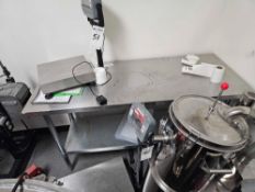 2 Stainless Steel Prep Tables