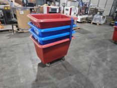4 Uline Poly Trucks