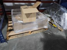 Pallet of plastic bags