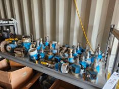 XP Endress Hauser Pressure Temp Gauges and Misc Parts