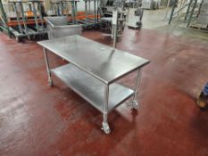 Stainless Steel Prep Table