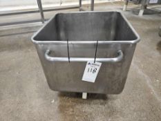 Stainless Steel Food Grade Totes For VEMAG
