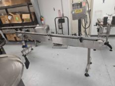 3 Inch Wide x 115 Inch Long Conveyor w/ .75 HP Motor