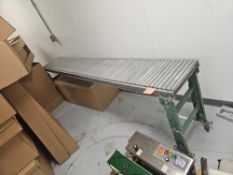 16 Inch Wide x 118 Inch Long Gravity Roller Conveyor