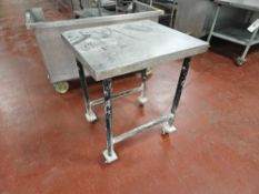 Stainless Steel Rolling Table