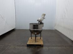 Groen INA/2-100 100 Gallon Stainless Steel Mixing Kettle W/ Sweep Scrape Agitation