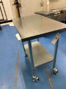 Stainless Steel Table with Casters