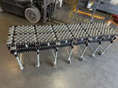 Accordion rolling conveyor