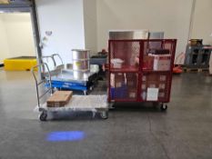 Stainless Steel Cart and Portable Cage Cabinet