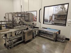 MPac Langen M-0827 Packaging Machine with Domino DPX500 Coder