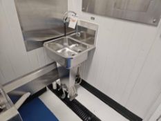 Stainless Steel SANI-LAV Foot Pedal Sink