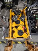 Pallet of skates and Miscellaneous Jacks/Lifts