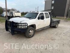 2012 Chevrolet Silverado 3500 HD Crew Cab Flatbed Truck