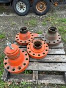 7-1/16 10 K Elmar Wireline Flanges x E-32 Thread w/ 1- Elmar Night Cap