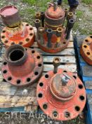 7-1/16 10 K Wireline Flanges w/ Elmar Night Caps