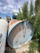 Qty of 3 2000 Gal Vertical Oil Storage Tanks